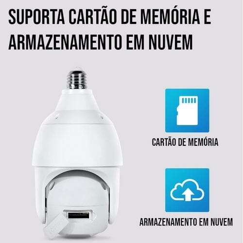 Mini Cámara de Seguridad 360° con Wi-Fi – Espía Discreta y Compacta
