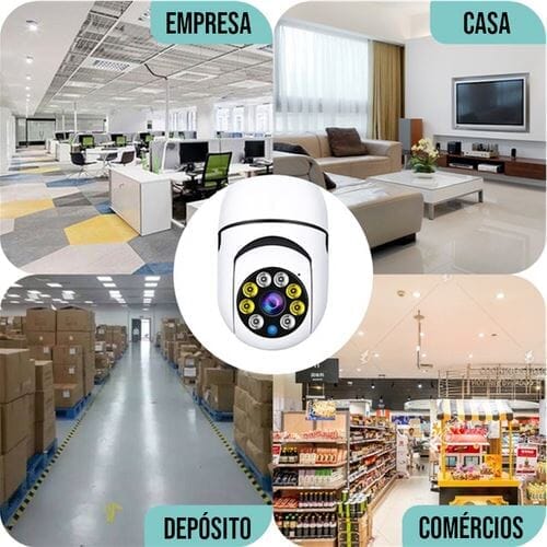 Mini Cámara de Seguridad 360° con Wi-Fi – Espía Discreta y Compacta