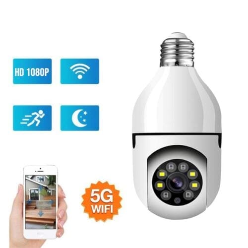 Mini Cámara de Seguridad 360° con Wi-Fi – Espía Discreta y Compacta