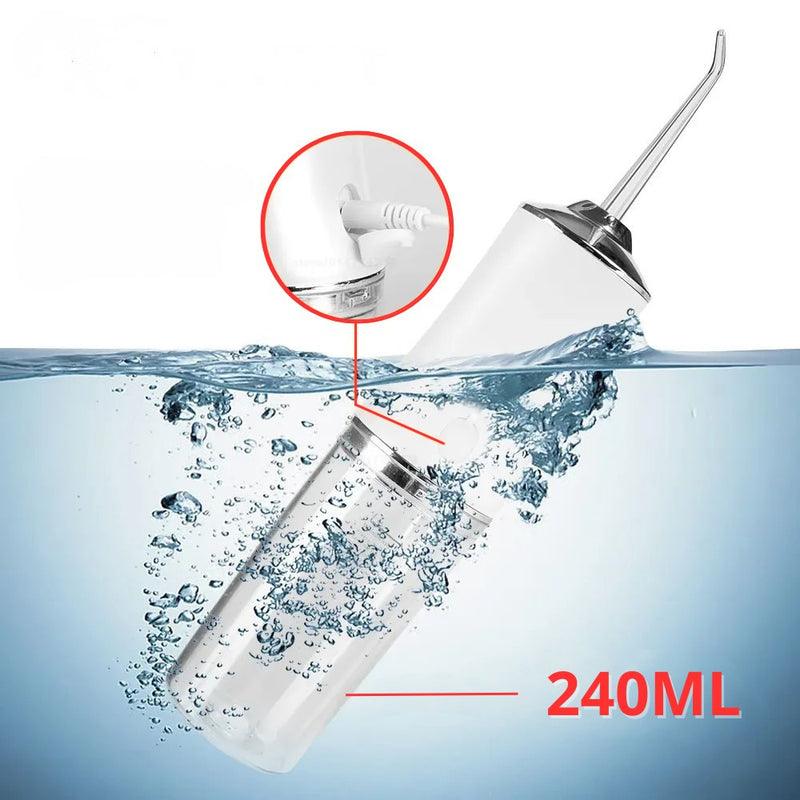 Irrigador Bucal Portátil CleanJet – Limpieza Profunda y Eficaz