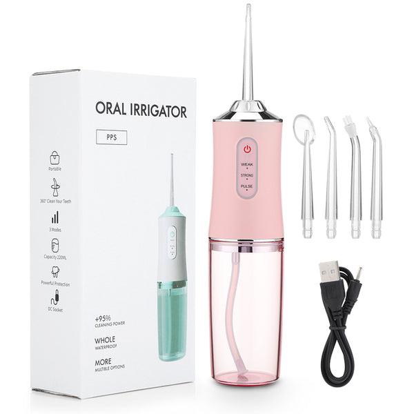 Irrigador Bucal Portátil CleanJet – Limpieza Profunda y Eficaz