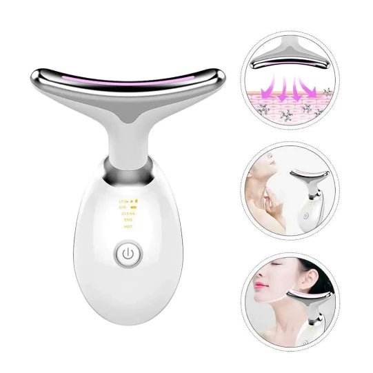 Masajeador Facial con Luz LED – Rejuvenecedor y Antiarrugas