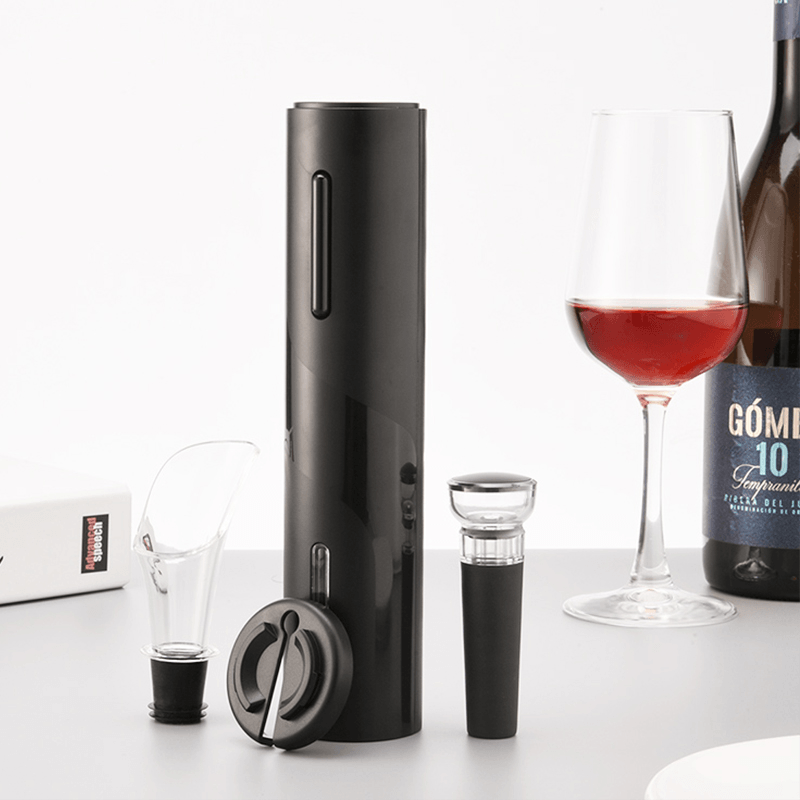Abridor de Vino Eléctrico Automático – Rápido, Elegante y Sin Esfuerzo