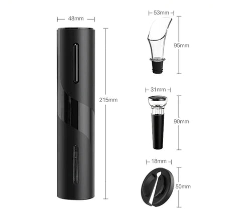 Abridor de Vino Eléctrico Automático – Rápido, Elegante y Sin Esfuerzo