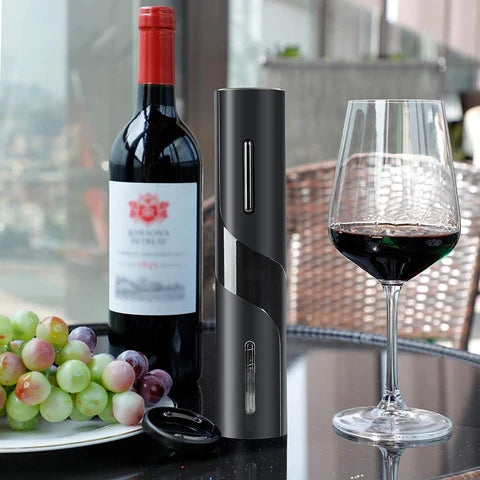 Abridor de Vino Eléctrico Automático – Rápido, Elegante y Sin Esfuerzo