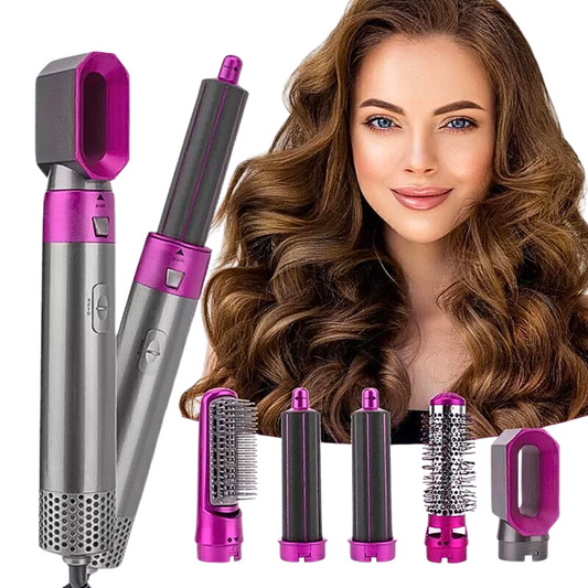 Dany Hair Pro Styler – 5 en 1: Seca, Alisa, Riza, Da Volumen y Cepilla
