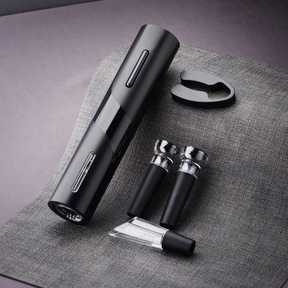 Abridor de Vino Eléctrico Automático – Rápido, Elegante y Sin Esfuerzo
