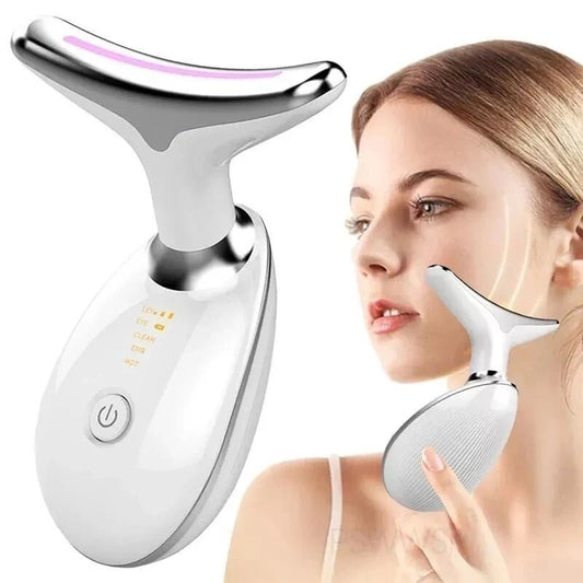 Masajeador Facial con Luz LED – Rejuvenecedor y Antiarrugas